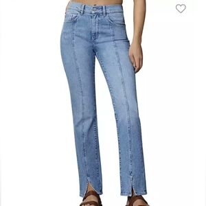 DL1961 Vintage Patti Straight Leg Jeans Size 24 Split Hem Jeans
